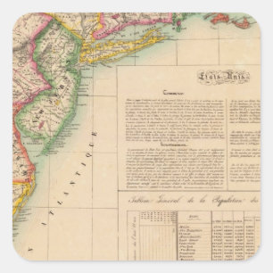 United States, America Sep 51 Square Sticker