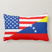 united states america venezuela half flag usa