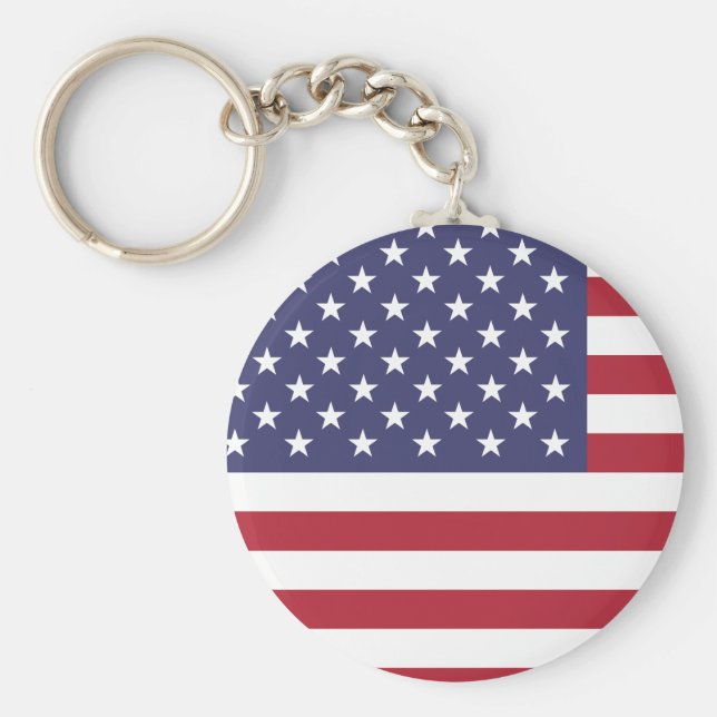 United States (American) Flag Keychain (Front)