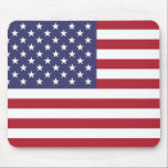 United States (American) Flag Mouse Pad<br><div class="desc">Customizable World Flag Products - Please feel free to add your own text.</div>
