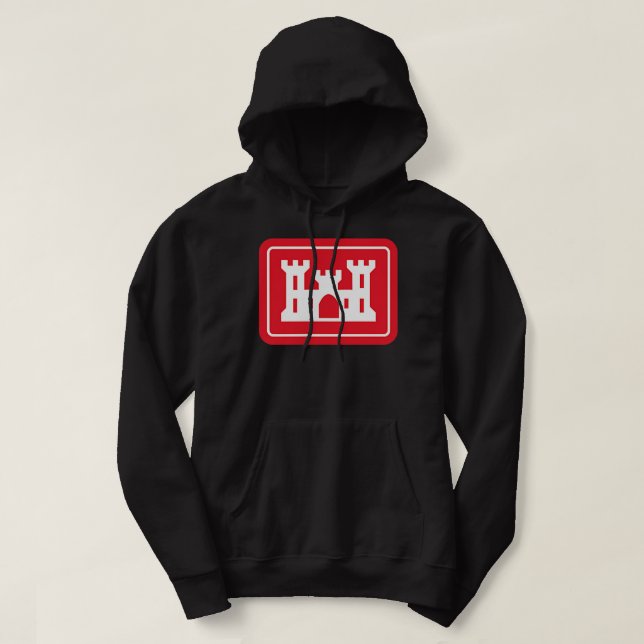 United States Army Corps of Engineers DOD Military Hoodie (Design Front)