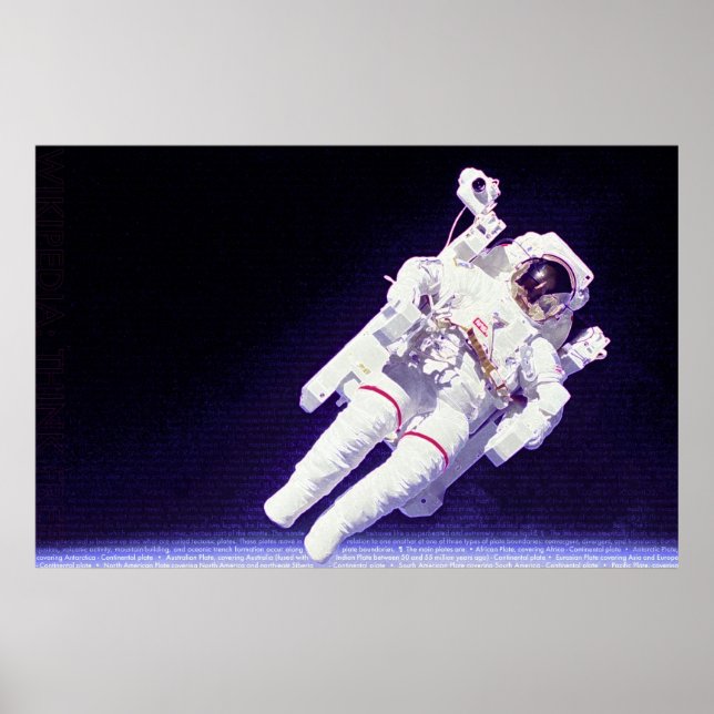 United States Astronaut Poster (Front)
