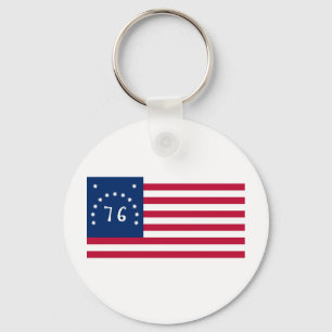 United States Bennington Flag Spirit of 76 Keychain
