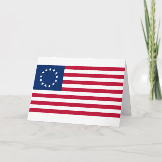 United States Betsy Ross Flag Card