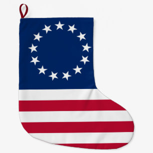 United States Betsy Ross Flag Large Christmas Stocking