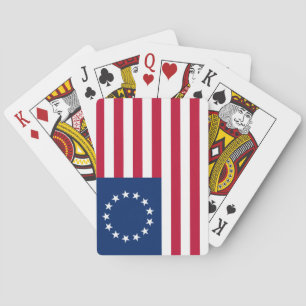 United States Betsy Ross Flag Playing Cards