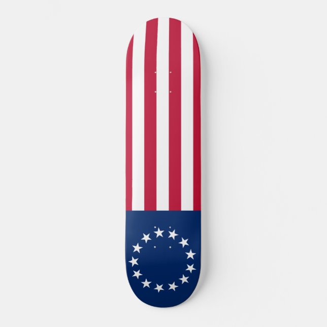 United States Betsy Ross Flag Skateboard (Front)