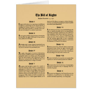United States Bill of Rights