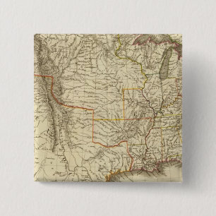 United States, Canada 2 Inch Square Button