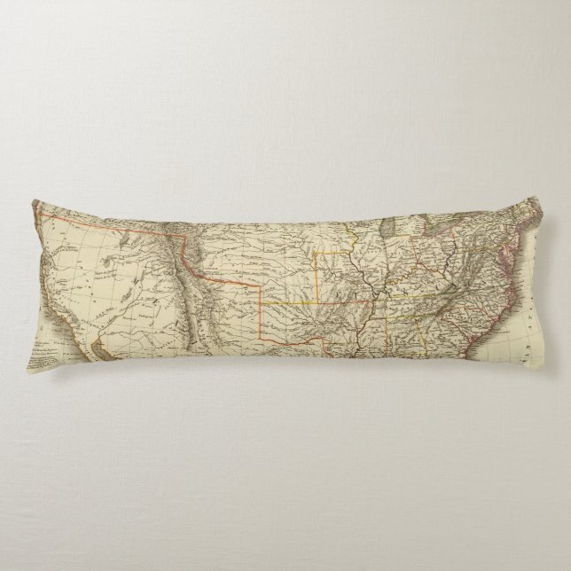 United States, Canada Body Pillow (Front)