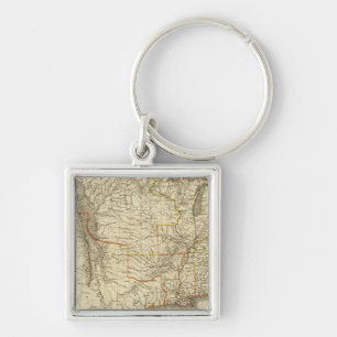 United States, Canada Keychain