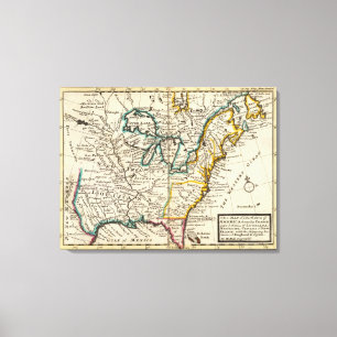 United States, Canada, North America Canvas Print