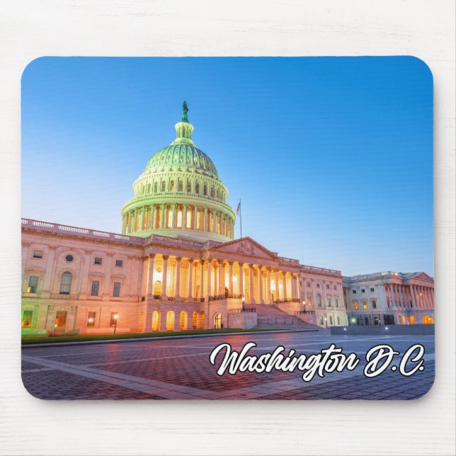 United States Capital Building, Washington, D.Cc Mouse Pad (Front)