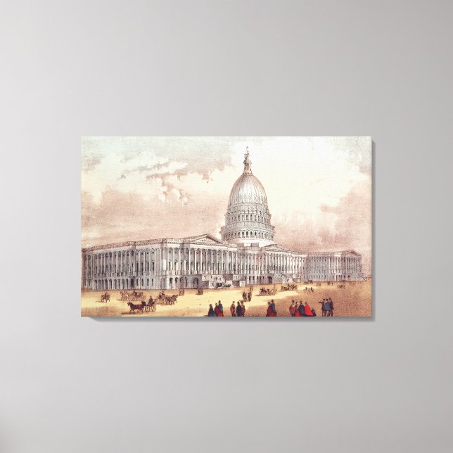 United States Capitol, Washington D.C. Canvas Print (Front)