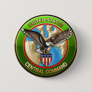 United States Central Command 2 Inch Round Button