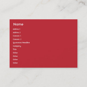 United States - Chubby Business Card