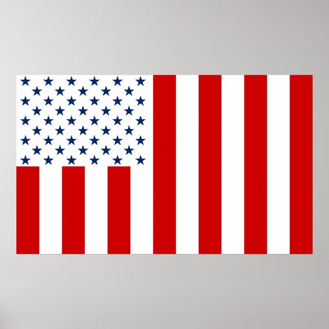 United States Civil Flag Sons of Liberty Variation Poster (Front)