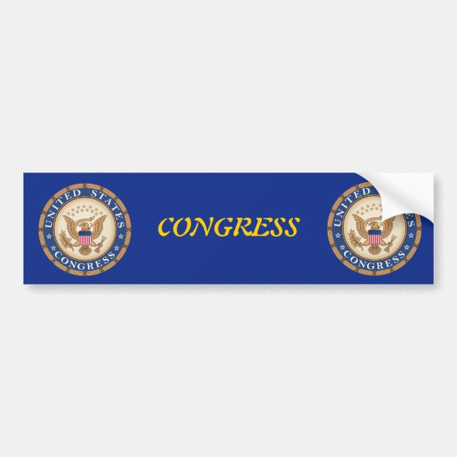 United States Congress Bumper Sticker (Front)