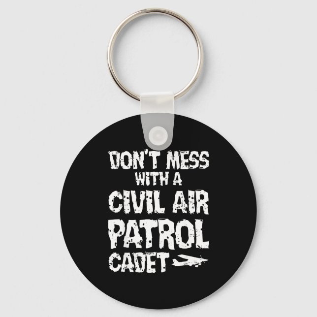 United States Don't Mess With A Civil Air Patrol C Keychain (Front)