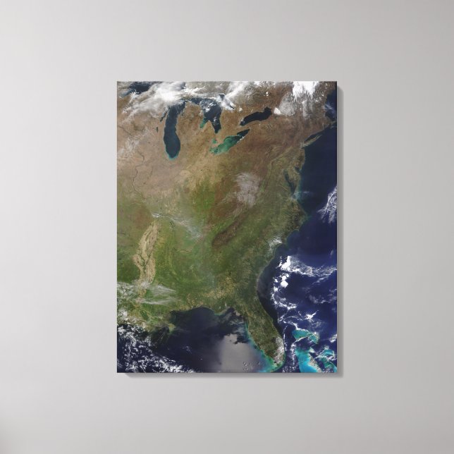 United States East Coast 2 Canvas Print (Front)