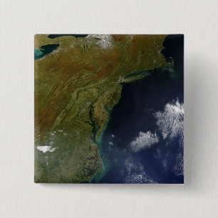 United States East Coast 2 Inch Square Button