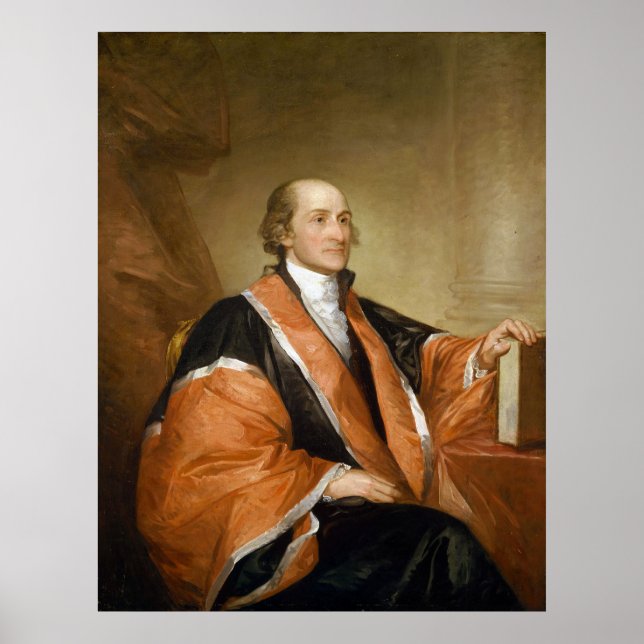 United States First Supreme Court Justice John Jay Poster (Front)