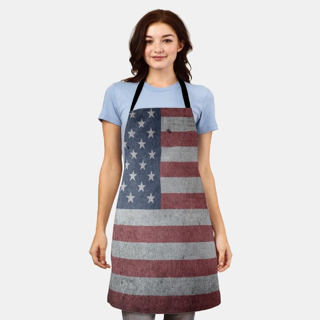 United States flag Apron (Worn)