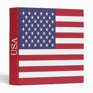 United States Flag Binder