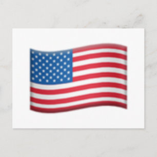 United States flag - Emoji Postcard