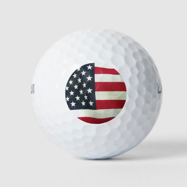 United States Flag Golf Balls (Front)