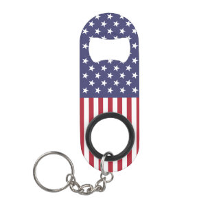 United States Flag Keychain Bottle Opener