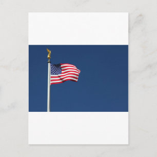 UNITED STATES FLAG POSTCARD