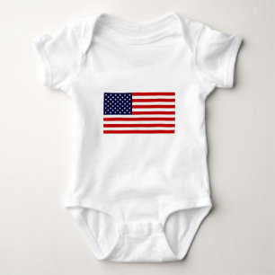 United States Flag - Stars and Stripes! Baby Bodysuit