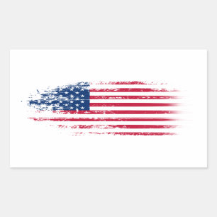 United states flag sticker
