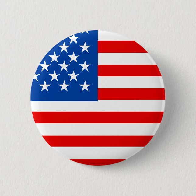 United States Flag T-shirts and Gifts 2 Inch Round Button (Front)