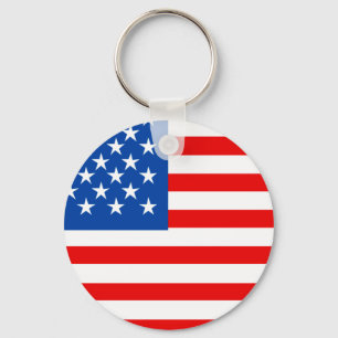 United States Flag T-shirts and Gifts Keychain