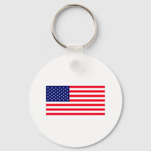United States Flag The MUSEUM Zazzle Keychain