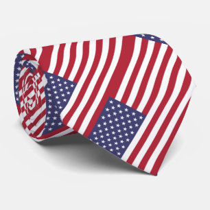 United States Flag Tie