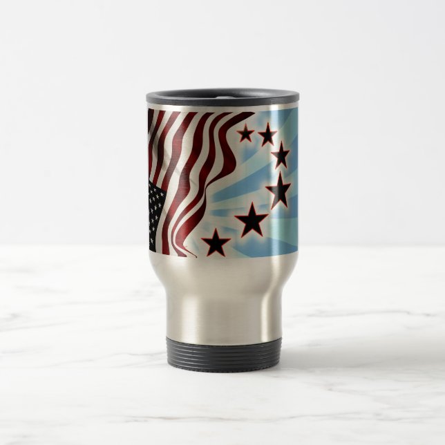 United States flag Travel Mug (Center)