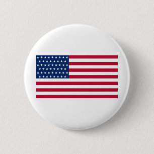 United States Flag with the 51 Stars 2 Inch Round Button