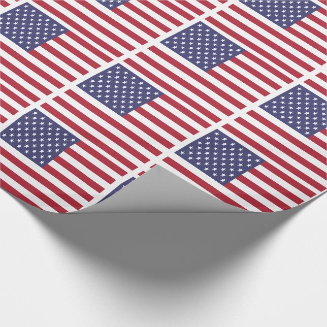 United States Flag Wrapping Paper (Corner)