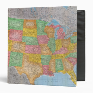 United States Map 3 Binder