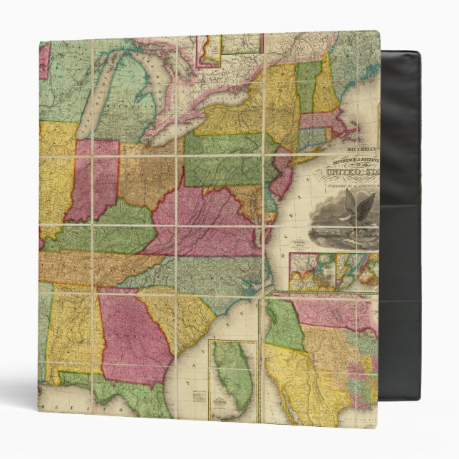 United States Map 4 Binder (Front/Inside)