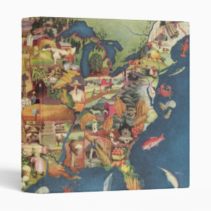 United States Map - American Farming & Agriculture Binder