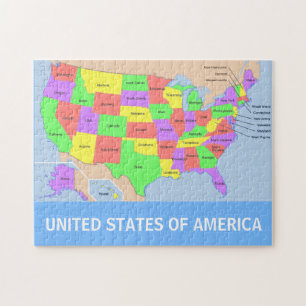 United States Map Photo Puzzle