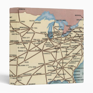 United States Map Ship the Skyway via Air Express Binder