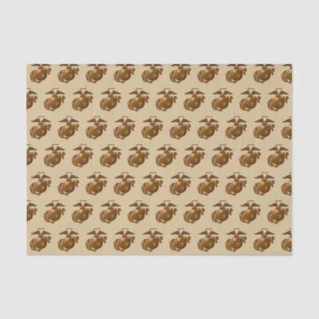 United States Marines | Full-Colour EGA - Bronze Tissue Paper (Front)