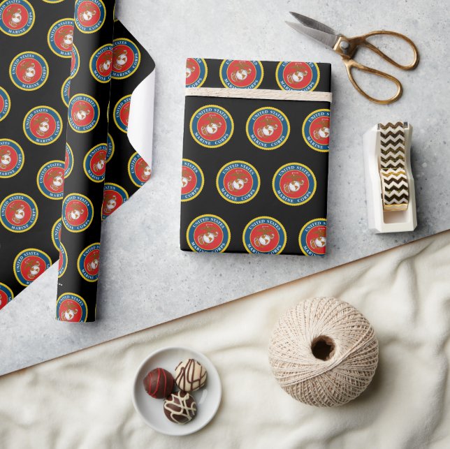 United States Marines | Marine Corps Seal 1 Wrapping Paper (Crafts)