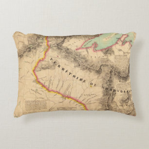 United States Mid west 41 Accent Pillow
