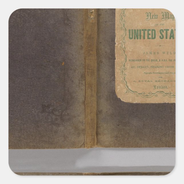 United States military map Square Sticker (Front)